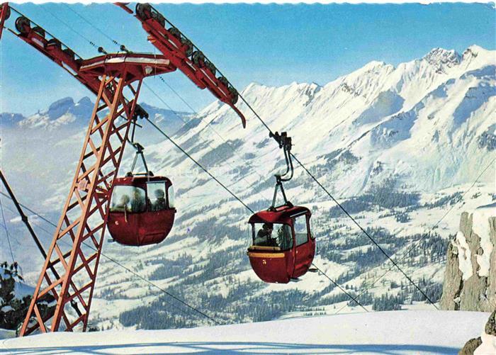 Seilbahn Cable-Car Telepherique les Diablerets Schweiz