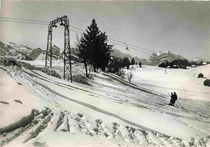 Skilift Schlepplift Remontees-Mecaniques Leistkamm Amden Kapf Glaernisch