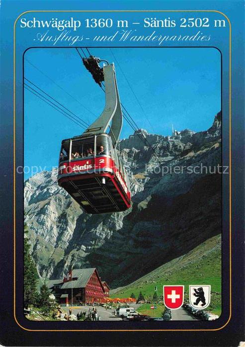 Seilbahn Cable-Car Telepherique Schwaegalp Saentis Schweiz