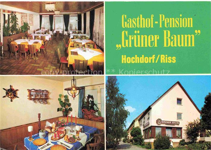 Hochdorf Riss Gasthof Pension Gruener Baum Gastraeume