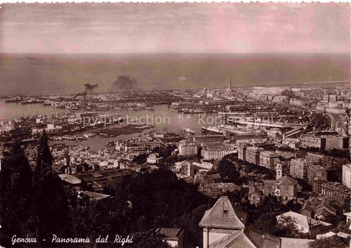 GENOVA Genua Liguria IT Panorama dal Righi