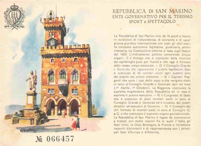 Repubblica di San Marino Ente Governativo per il Turismo Sport Spettacolo