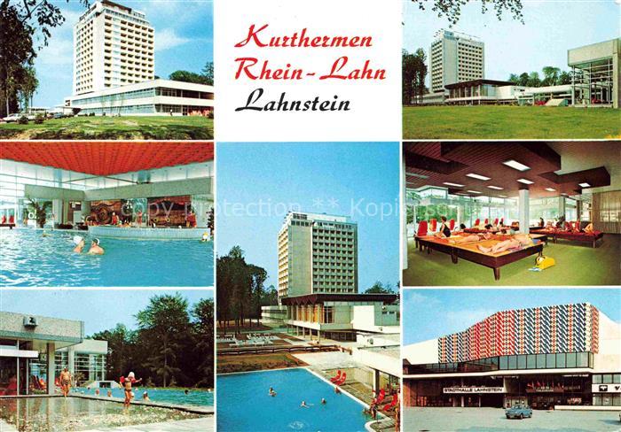 Lahnstein Rheinland-Pfalz Kurthermen Rhein Lahn Hallen und Freibad Speisesaal