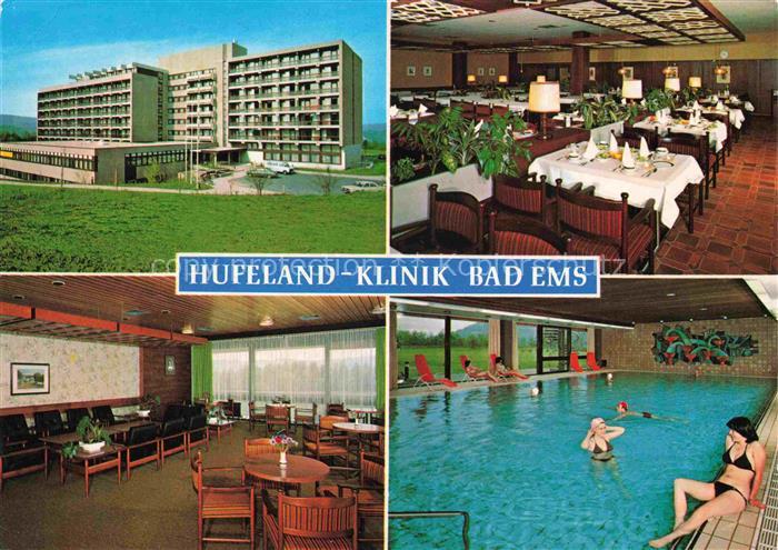 BAD EMS Hufeland Klinik Speisesaal Foyer Hallenbad