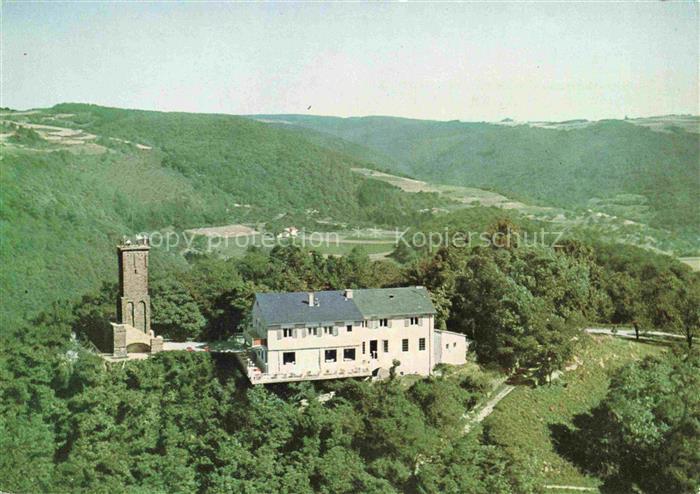 BAD EMS Berghotel Concordiaturm Fliegeraufnahme