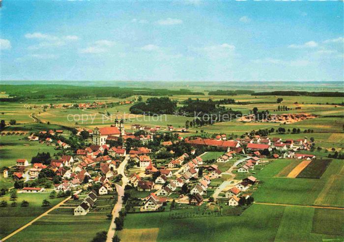 Rot an der Rot Biberach BW Fliegeraufnahme