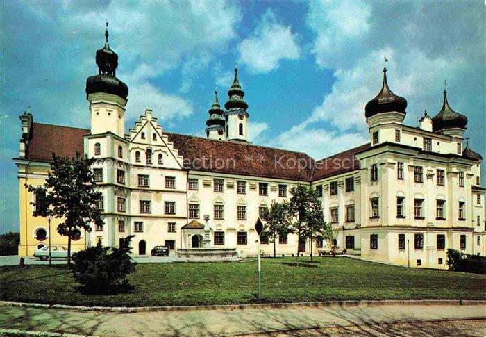 Rot an der Rot Biberach BW Praemonstratenser Reichsabtei Jugendhaus und Pfarrkir