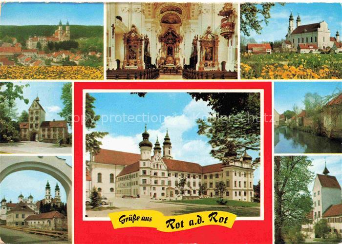 Rot an der Rot Biberach BW Kirche Inneres Teilansichten Kloster