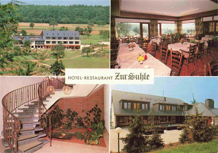 Eschbach Nastaetten Rheinland-Pfalz Hotel Restaurant Zur Suhle Gaststube Treppen
