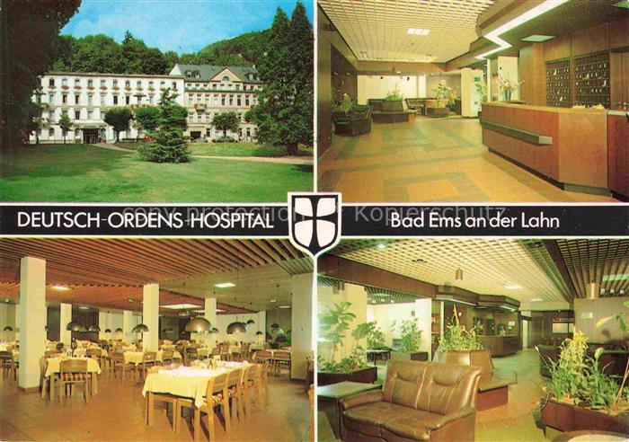BAD EMS Deutsch Ordens Hospital Gastraeume Rezeption