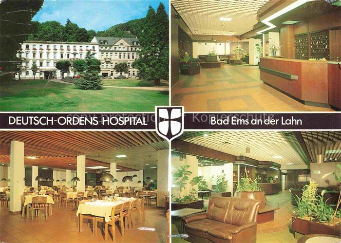 BAD EMS Deutsch Ordens Hospital Gastraeume Rezeption