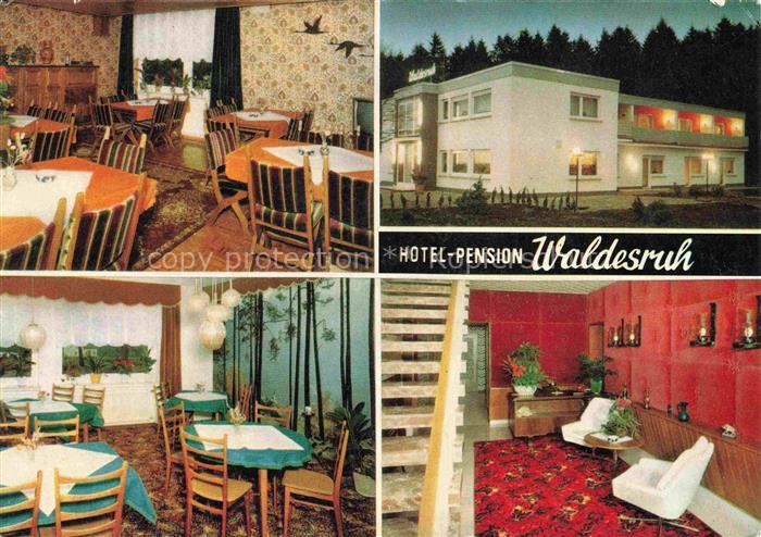 Neustadt Westerwald Hotel Pension Waldesruh Gastraeume