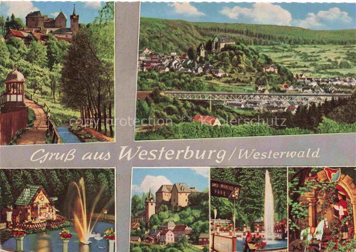 Westerburg  Westerwald Rheinland-Pfalz Maerchenpark Teilansichten Panorama