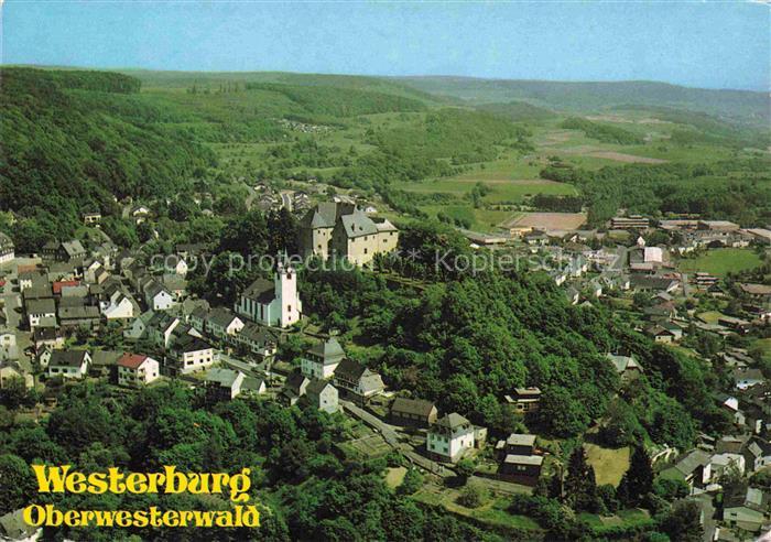 Westerburg  Westerwald Rheinland-Pfalz Fliegeraufnahme