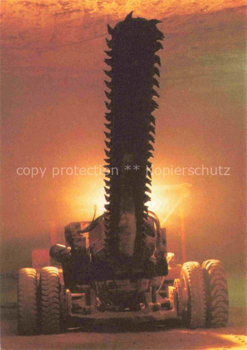 Kochendorf Bad Friedrichshall BW Salzbergwerk Kettenschraemmaschine