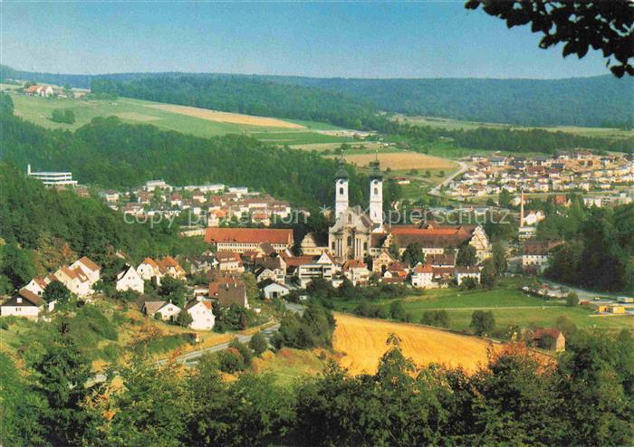 Zwiefalten Wuerttemberg Stadtpanorama Muenster Unserer Lieben Frau