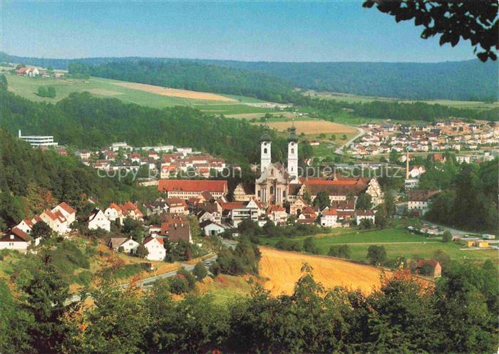Zwiefalten Wuerttemberg Stadtpanorama Muenster Unserer Lieben Frau