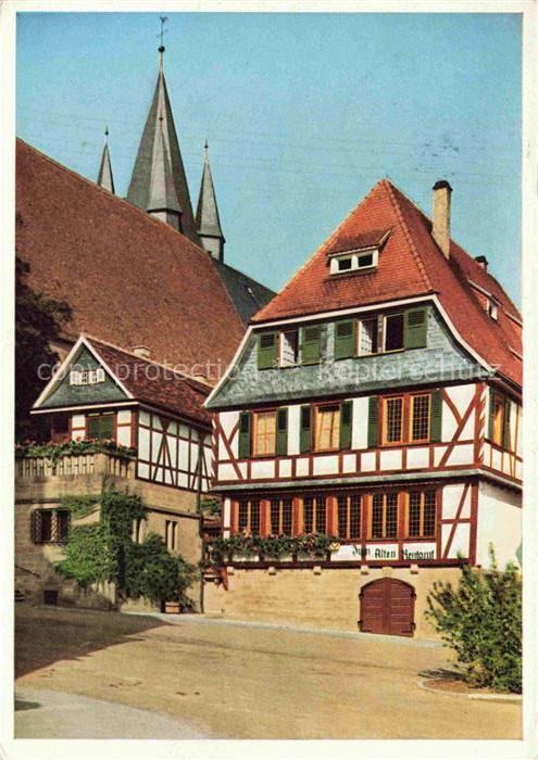 Schwaigern Graefl. Neipperg'sche Gaststaette und Weinstuben Zum Alten Rentamt