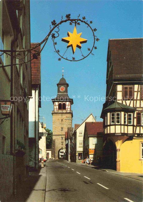 Neuenstadt Kocher Heilbronn BW Ortszentrum Stadtturm