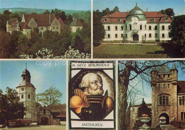 Jagsthausen Heilbronn Teilansichten Schloss Goetz Berlingen