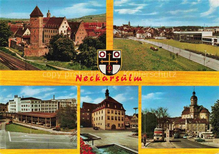 Neckarsulm BW Teilansichten Stadtzentrum