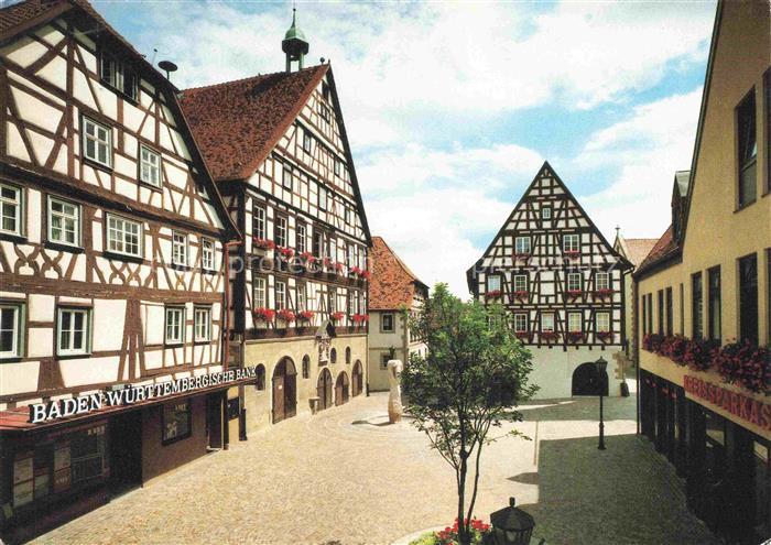 Moeckmuehl Unterer Marktplatz Fachwerkhaeuser