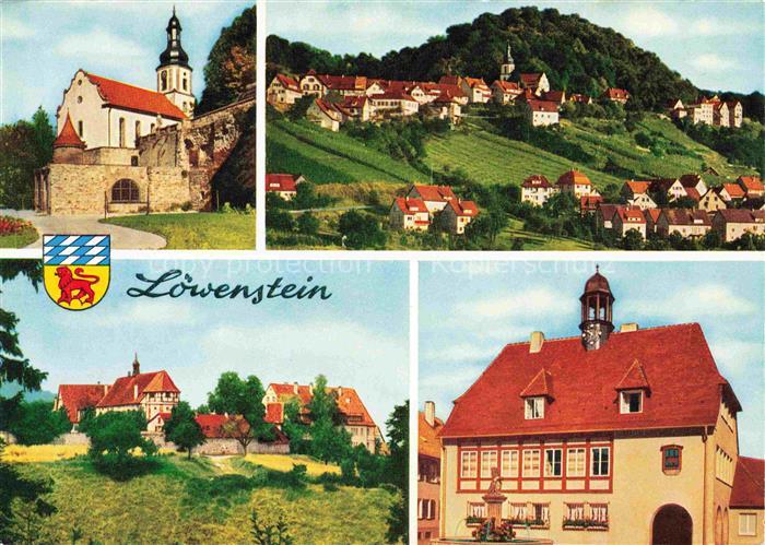 Loewenstein Heilbronn BW Teilansichten Hoehenluftkurort Kirche Kloster Lichtenst