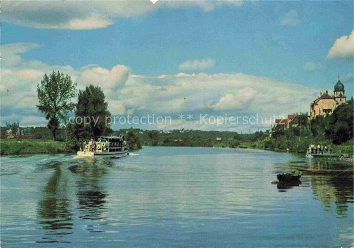 Jagstfeld Bad Friedrichshall BW Partie am Neckar Fahrgastschiff