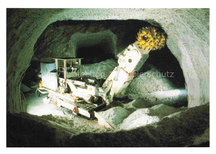 Kochendorf Bad Friedrichshall BW Salzbergwerk Teilschnittmaschine