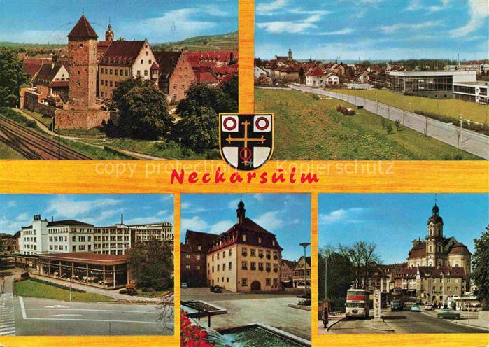 Neckarsulm BW Teilansichten Stadtzentrum