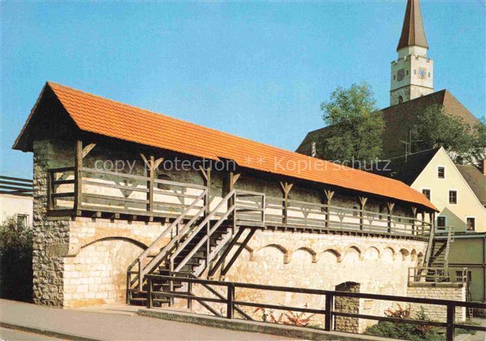 Ehingen Donau Alter Wehrgang Kirchturm