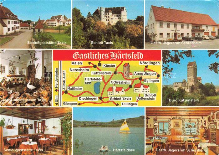 Dischingen Heidenheim BW und Umgebung Schloss Taxis Gaststaetten Jagdkundemuseum