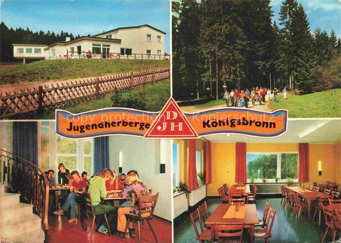 Ochsenberg Koenigsbronn Jugendherberge Schullandheim Speiseraum Wandern