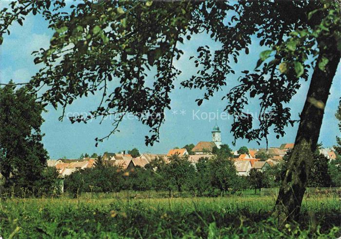 Gerstetten Wuerttemberg Ortsansicht mit Kirche