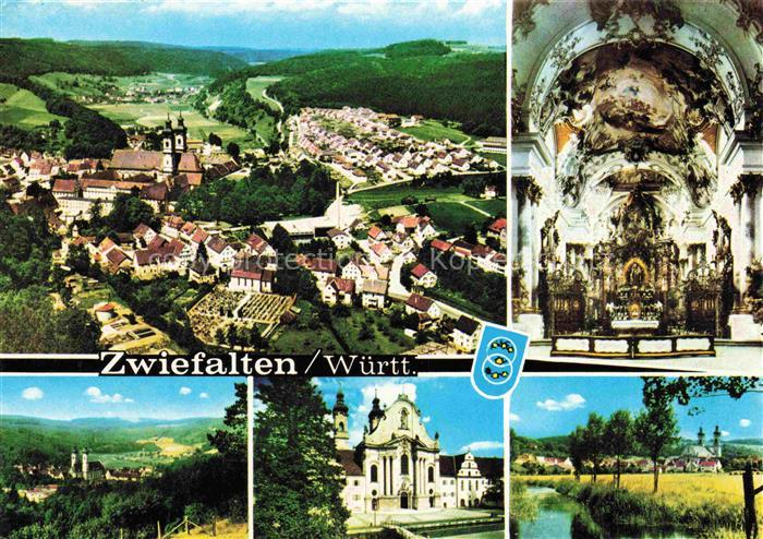 Zwiefalten Wuerttemberg Panorama Muenster Unserer Lieben Frau Innenansicht