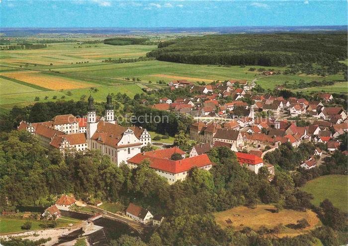 Obermarchtal Panorama Blick auf die Altenburg