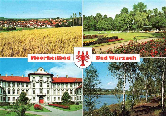 Bad Wurzach Ravensburg BW Panorama Moorheilbad Kurpark Schloss