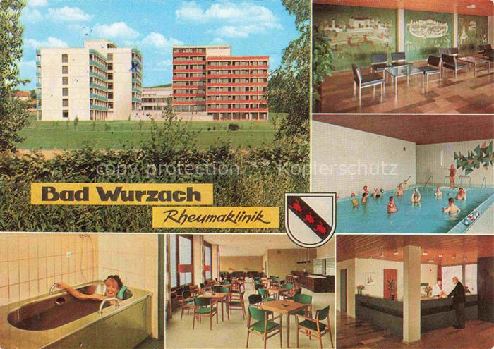 Bad Wurzach Ravensburg BW Rheumaklinik Kuranwendungen Hallenbad Speisesaal Rezep