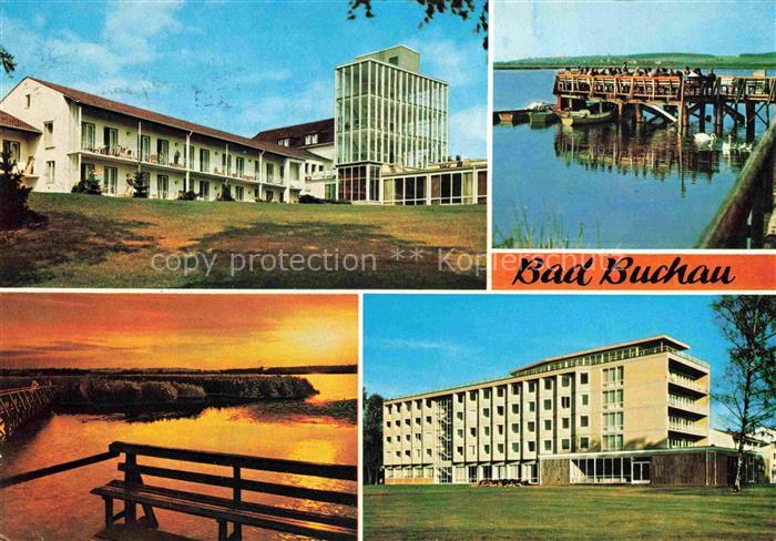 Bad Buchau Federsee Biberach BW Moorheilbad Kurklinik Sonnenuntergang am Federse