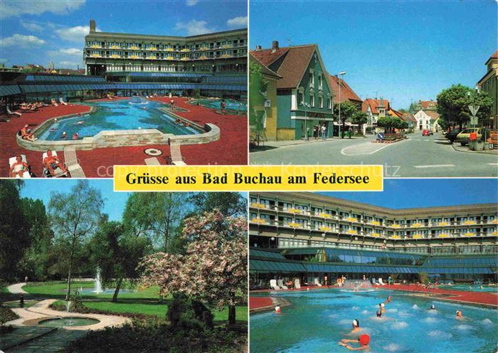 Bad Buchau Federsee Biberach BW Adelindis Therme Parkanlagen Moorheilbad