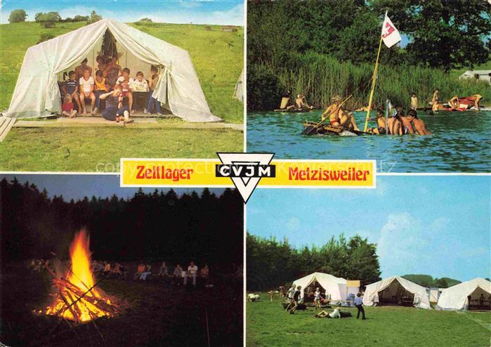 Eintuernen CVJM Zeltlager Metzisweiler Lagerfeuer