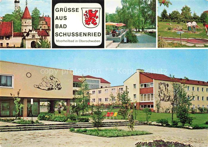 Bad Schussenried Teilansichten Moorheilbad Toerle Kurklinik Park Minigolf