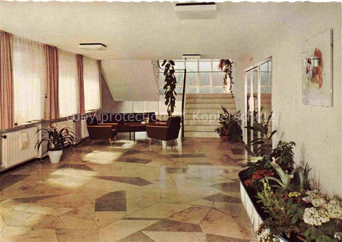 Bad Schussenried Parksanatorium Aufgang zum Bettenhaus