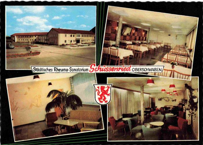 Bad Schussenried Staedtisches Rheuma-Sanatorium Speisesaal Aufenthaltsraum