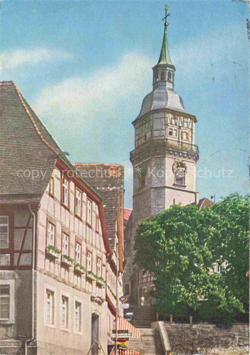 Backnang BW Stadthaus mit Michaelsturm