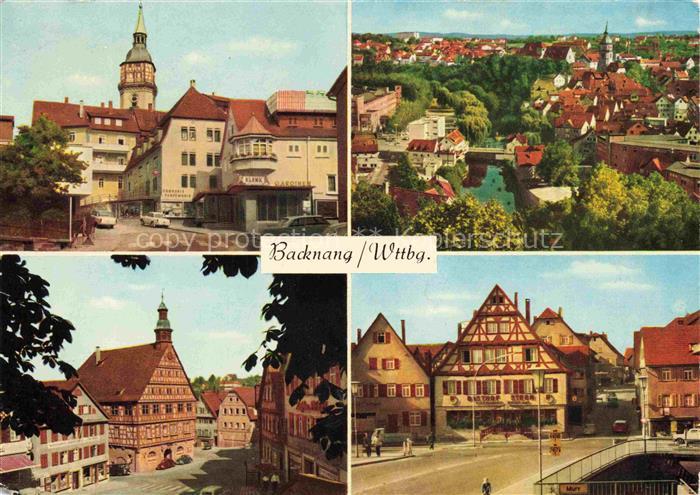 Backnang BW Ortspartien Panorama