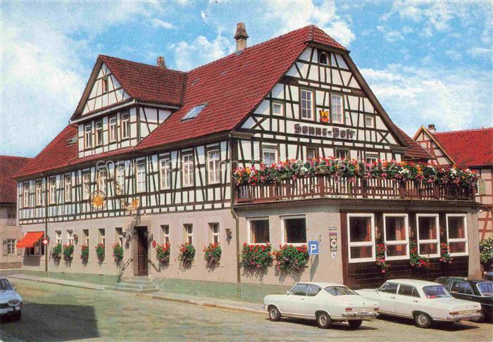 Murrhardt Rems-Murr-Kreis BW Gasthof Sonne Post