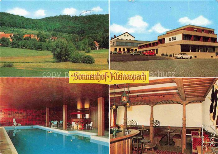 Kleinaspach Aspach BW Gasthof Cafe Sonnenhof Hallenbad Gaststube