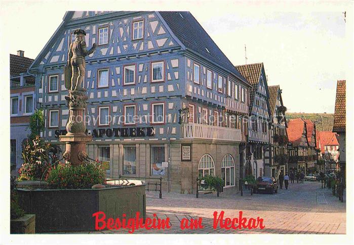 Besigheim Neckar Brunnen Apotheke