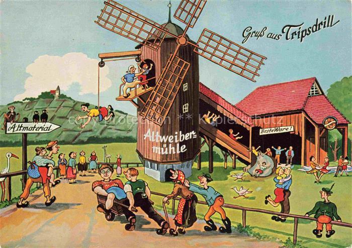 Tripsdrill Cleebronn Altweibermuehle Karikatur